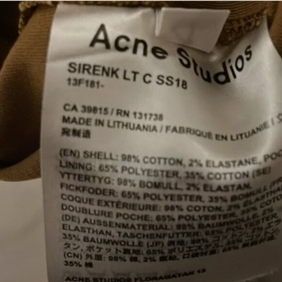 Acne Studios Cargo skirt Size 34 - Picture 6 of 6